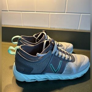 Women's Athletic Shoes in Gray and Teal